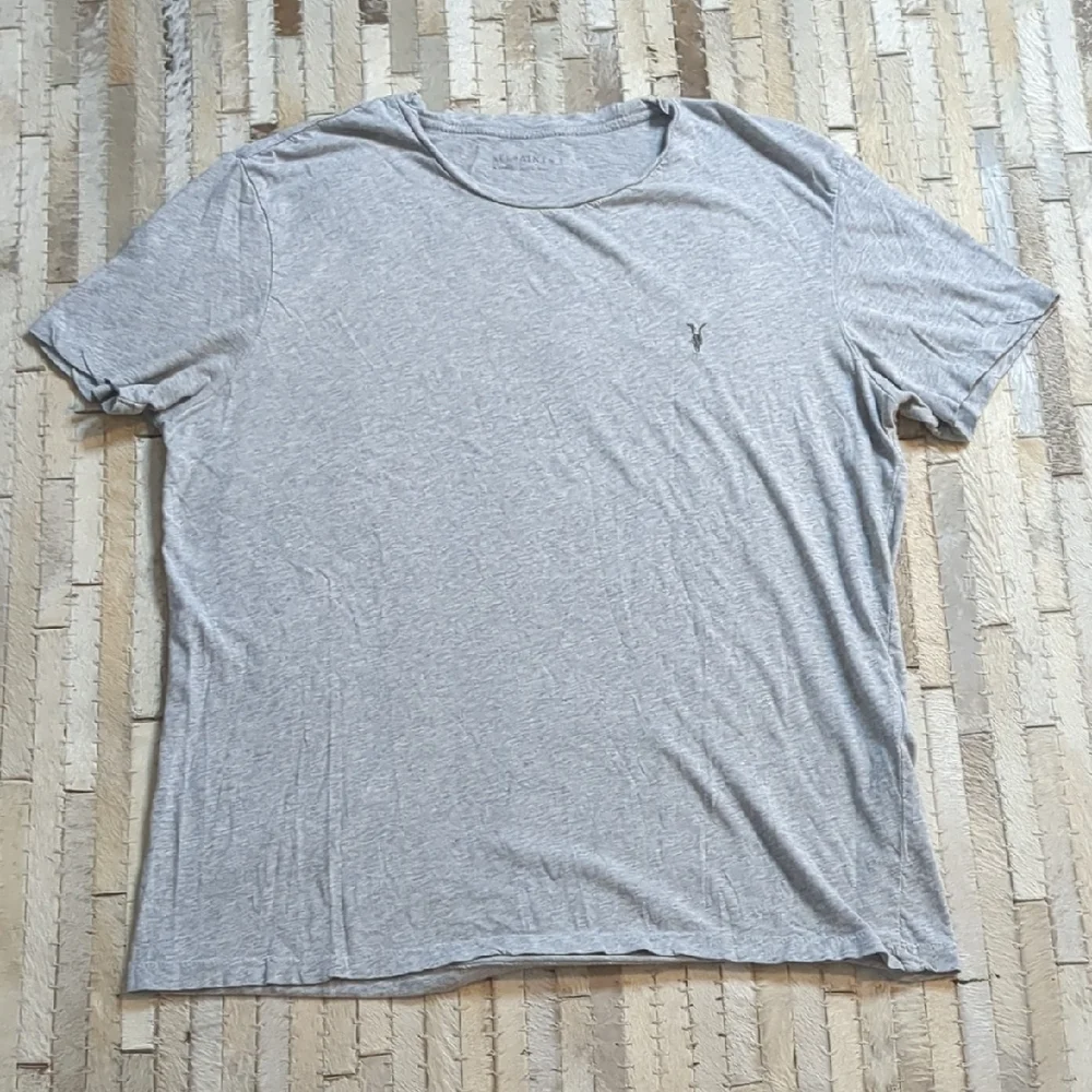 All Saints 100% Cotton Gray Short Sleeve T-shirt - Picture 1 of 6